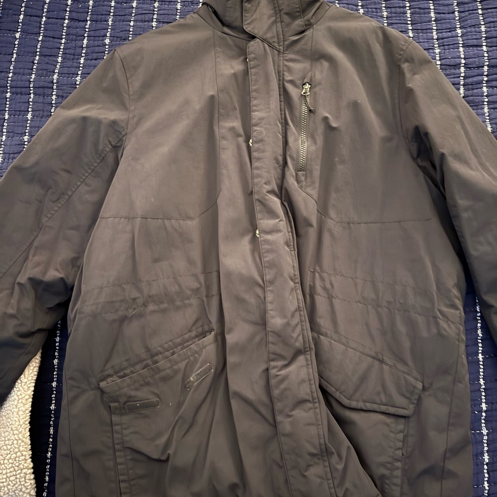 Men's Black Raincoat